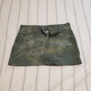 EUC Lucky Brand green military inspired skirt